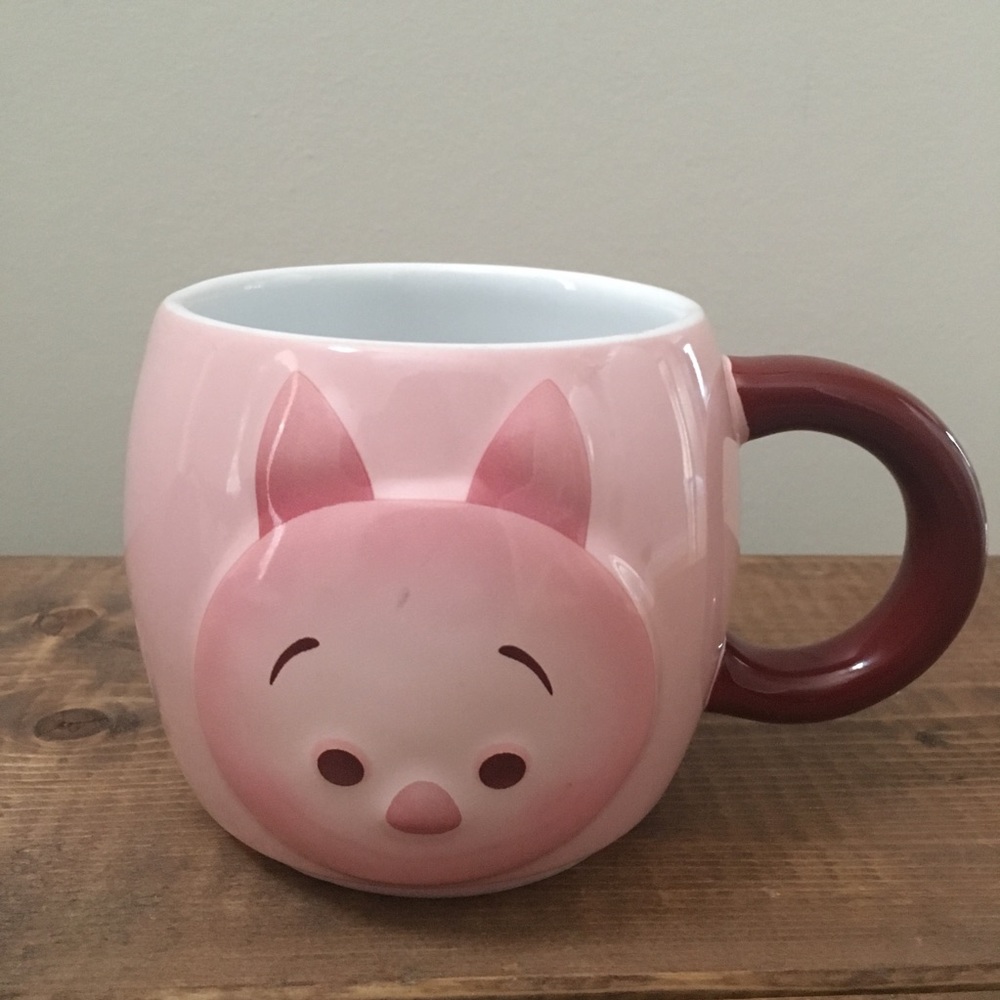 Disney Piglet Tsum Tsum Mug Authentic Pink